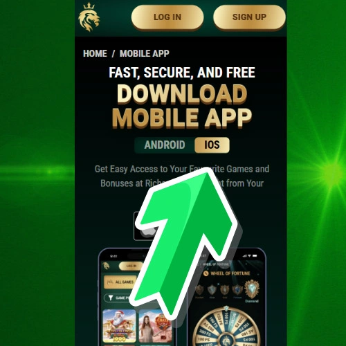 search “Richard Casino” in the Apple App Store
