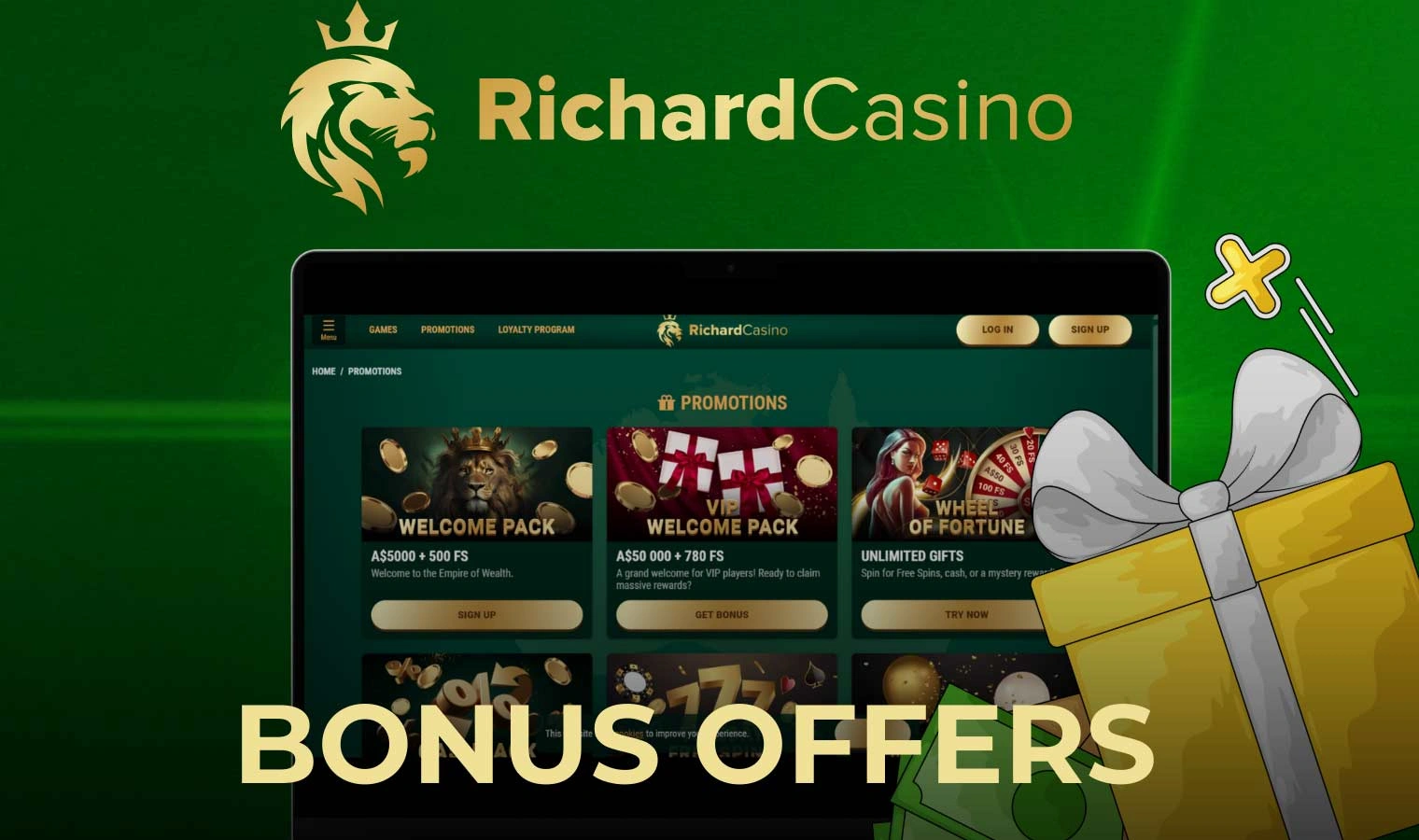 Richard Casino leans hard into promos