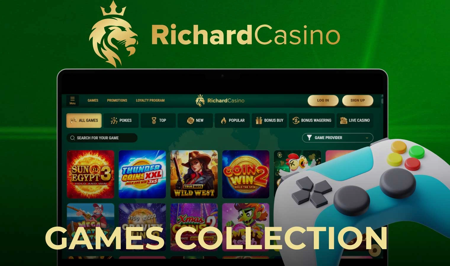 Richard Casino’s real money catalogue