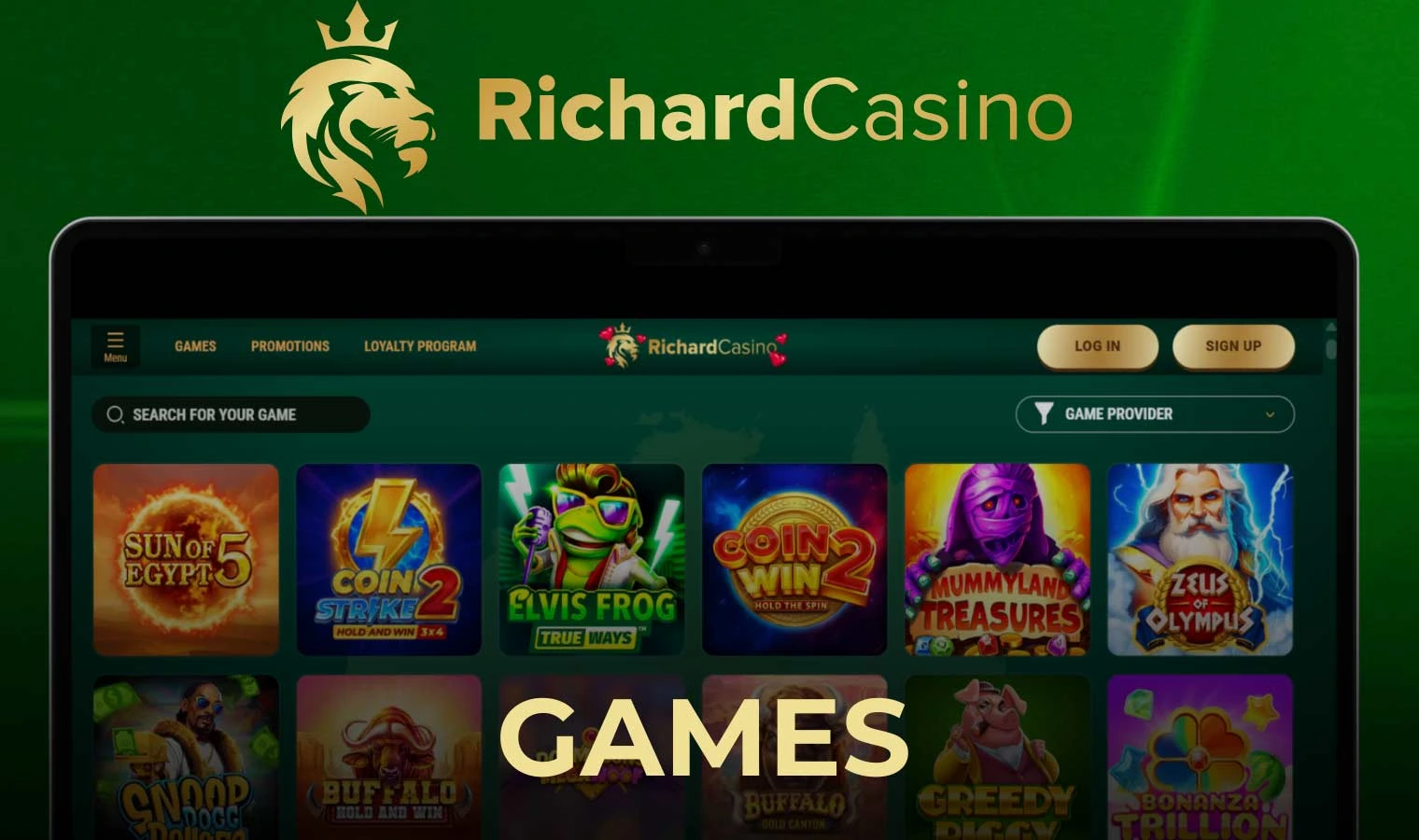 Richard Casino different Games