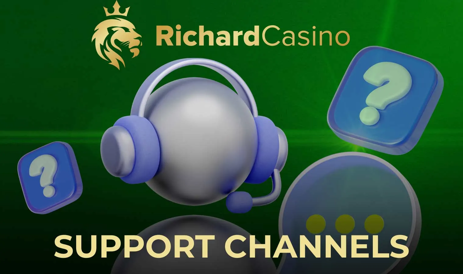 Richard Casino mainly handles support online
