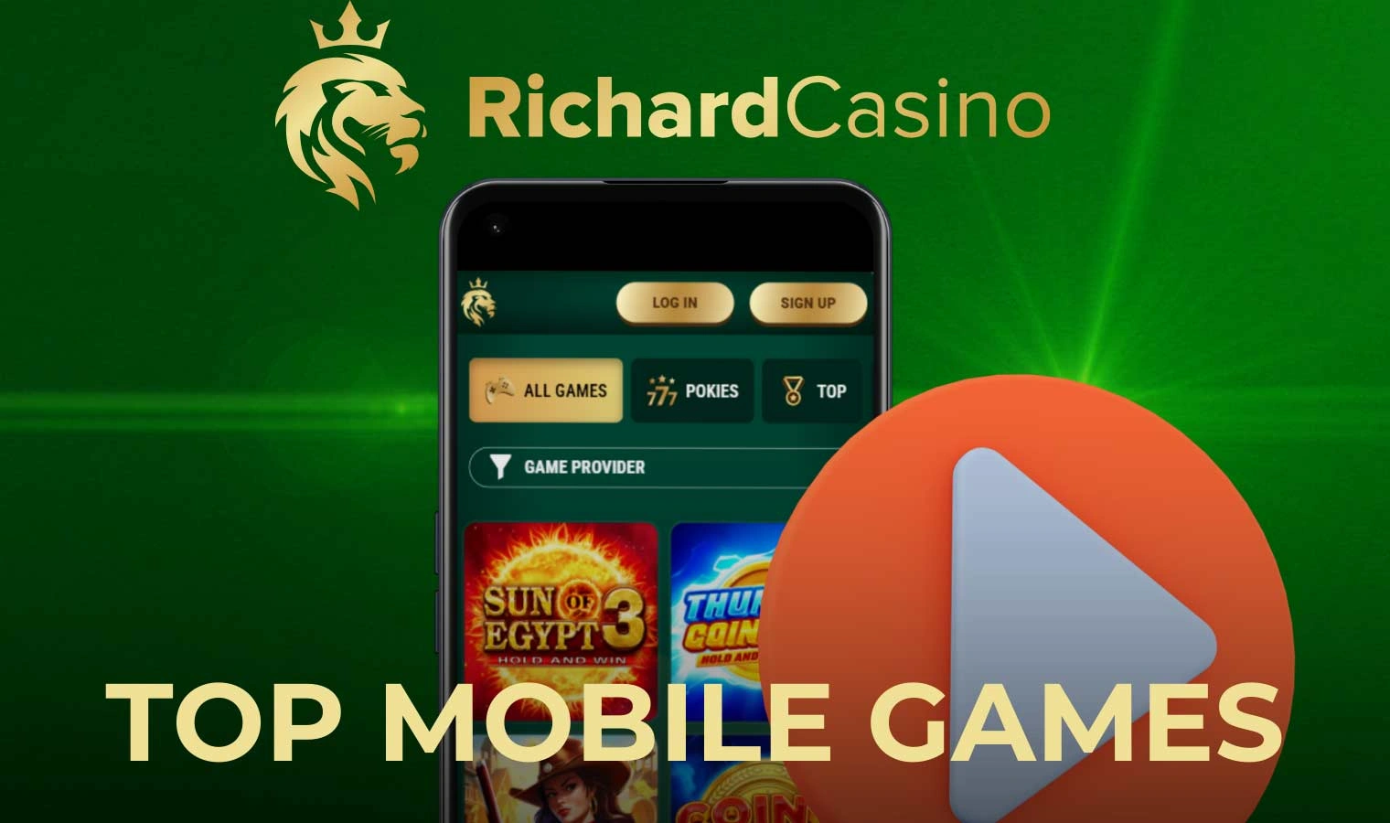 Richard Casino Top Mobile Games